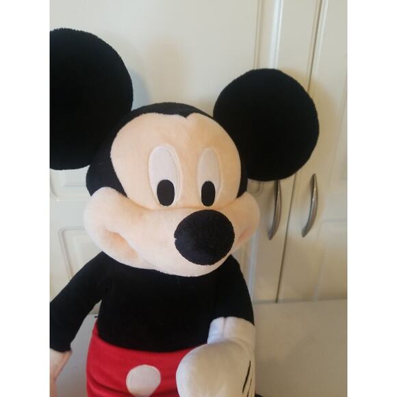 Disney Mickey And Minnie Mouse Approximately 27" Tall Large Size Plush Stuffies - Picture 8 of 16